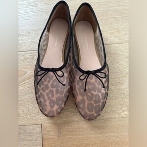 Loeffler Randall Landon Leopard Mesh Ballet Flat